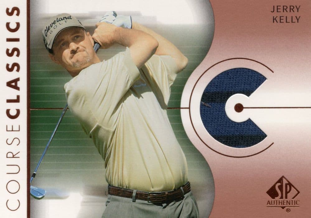 Jerry Kelly Course Classics 2003 Authentic Worn PGA Tour Golf Shirt Card