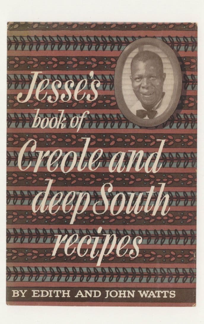 Jesse's Book Of Creole & Deep South Recipes Edith Watts Book Postcard