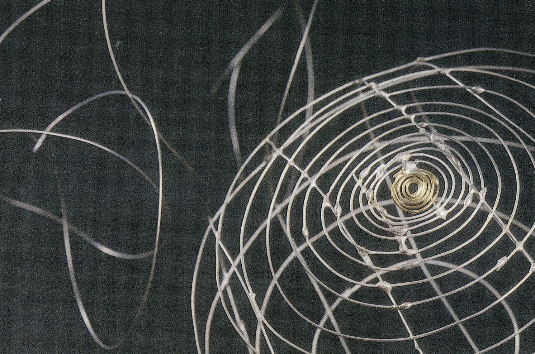 Jessica Briggs Spontaneity Barbed Wire Sheffield Painting Postcard