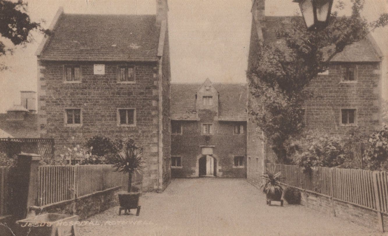 Jesus Hospital Rothwell Northampton Old Postcard