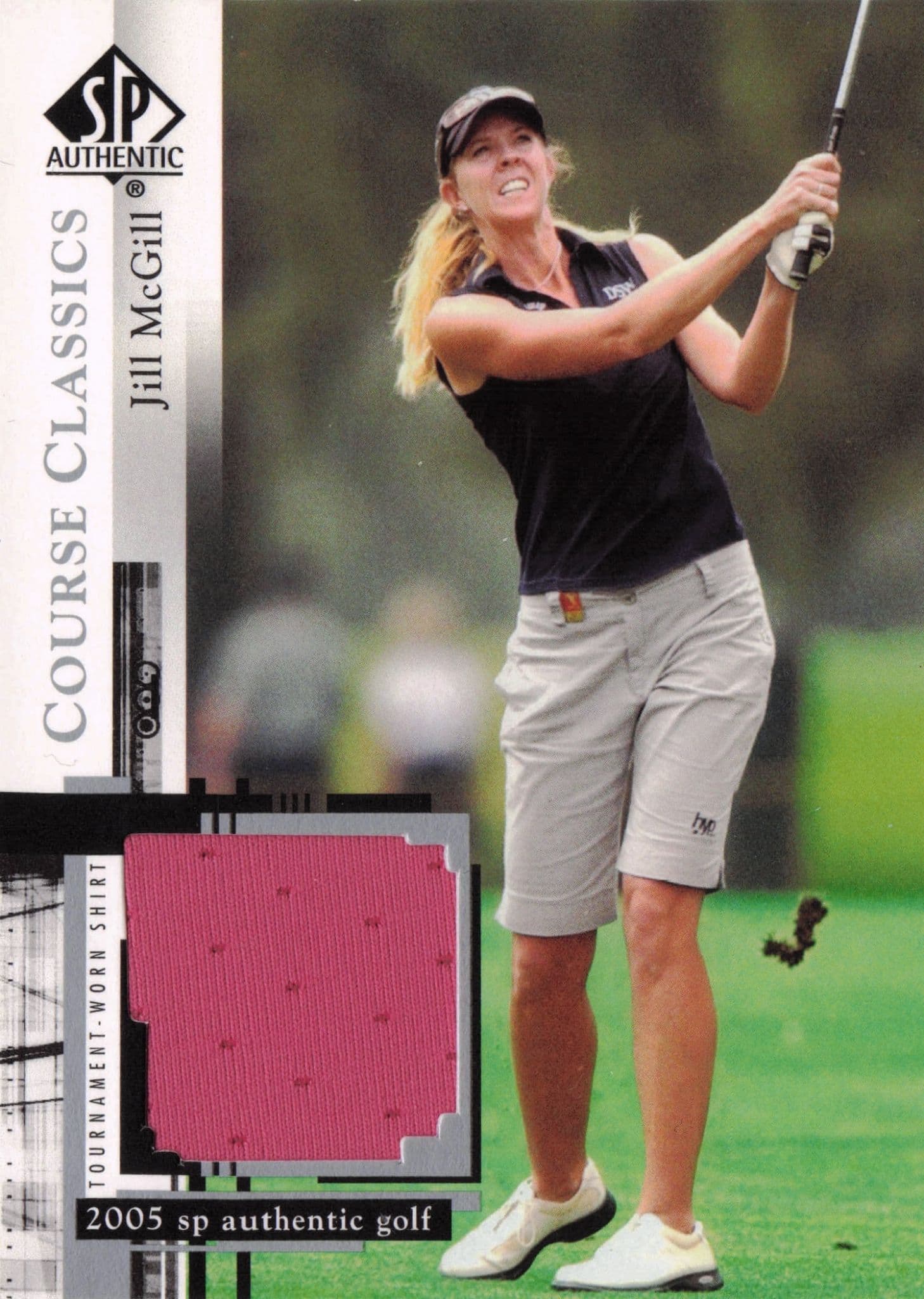 Jill McGill Course Classics 2005 Golf SP Upper Deck Worn Shirt Card