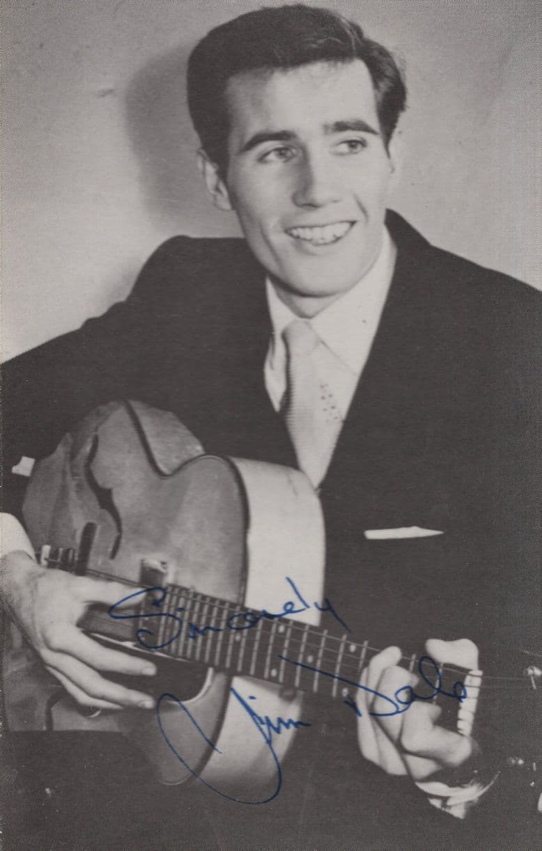 Jim Dale Vintage Signed Photo Old Postcard