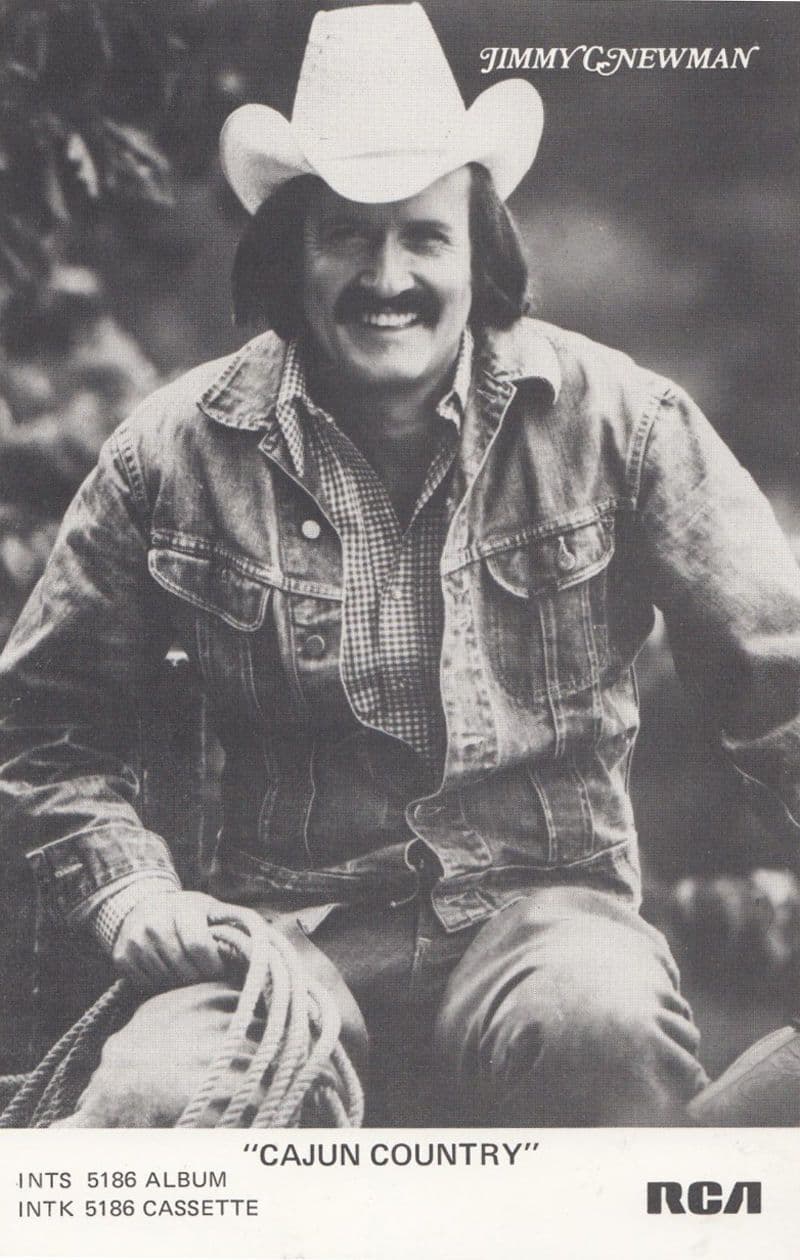 Jimmy Newman Cajun Country & Western LP Record Launch 1970s RCA Photo