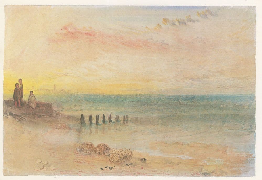 JMW Turner Yarmouth Tate Gallery London Painting Postcard