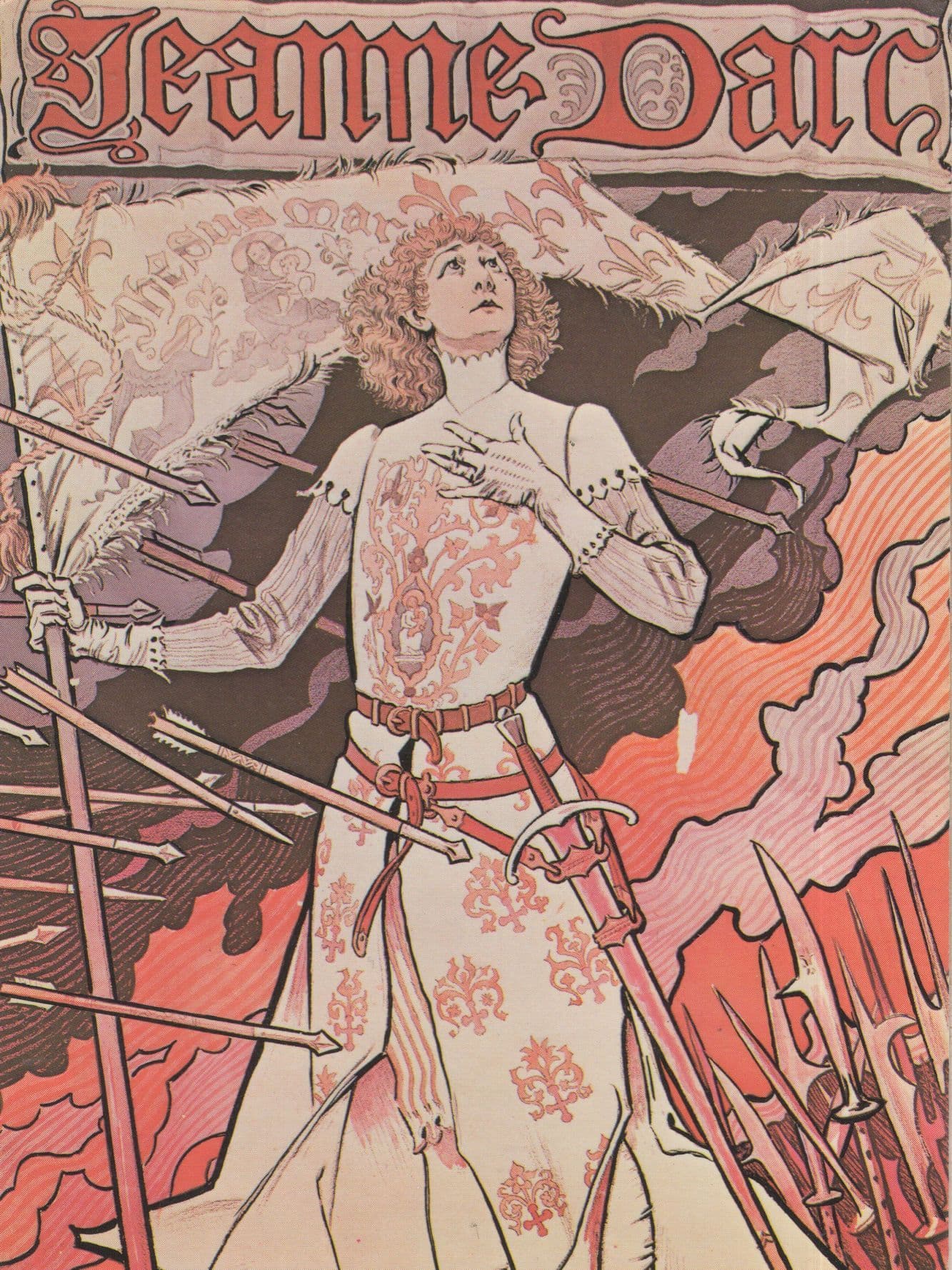 Joan Of Arc French Painting Postcard