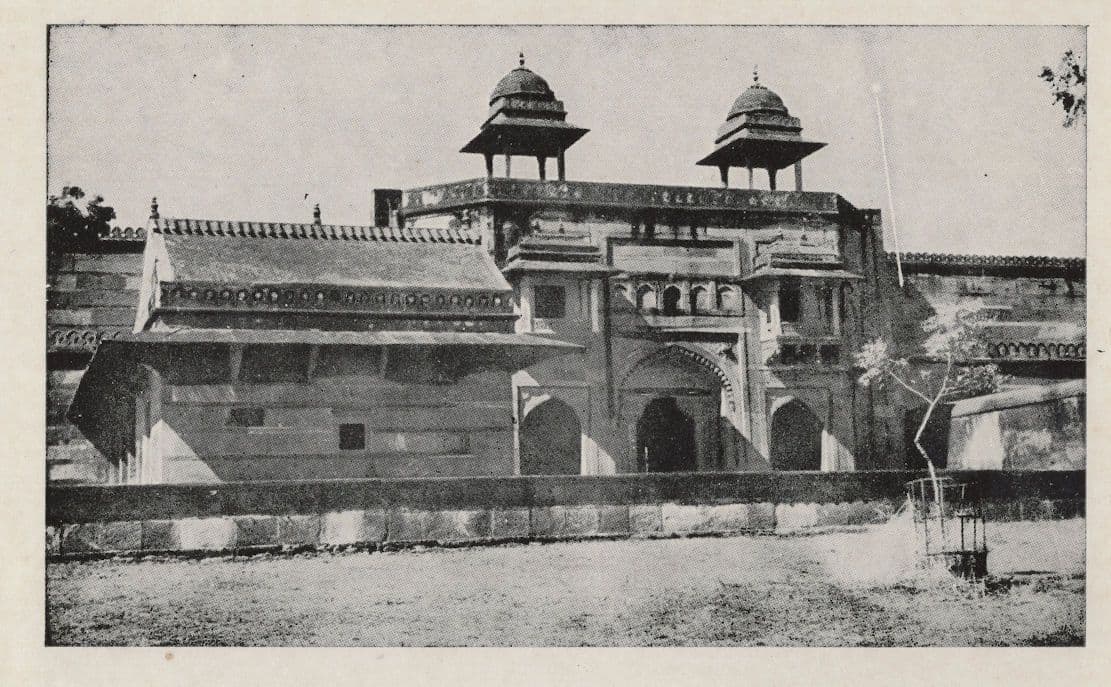 Jodha Bai King Akbar Great Palace Sikri India RPC Postcard