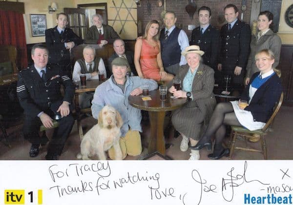 Joe Mason Heartbeat Large Hand Signed Photo