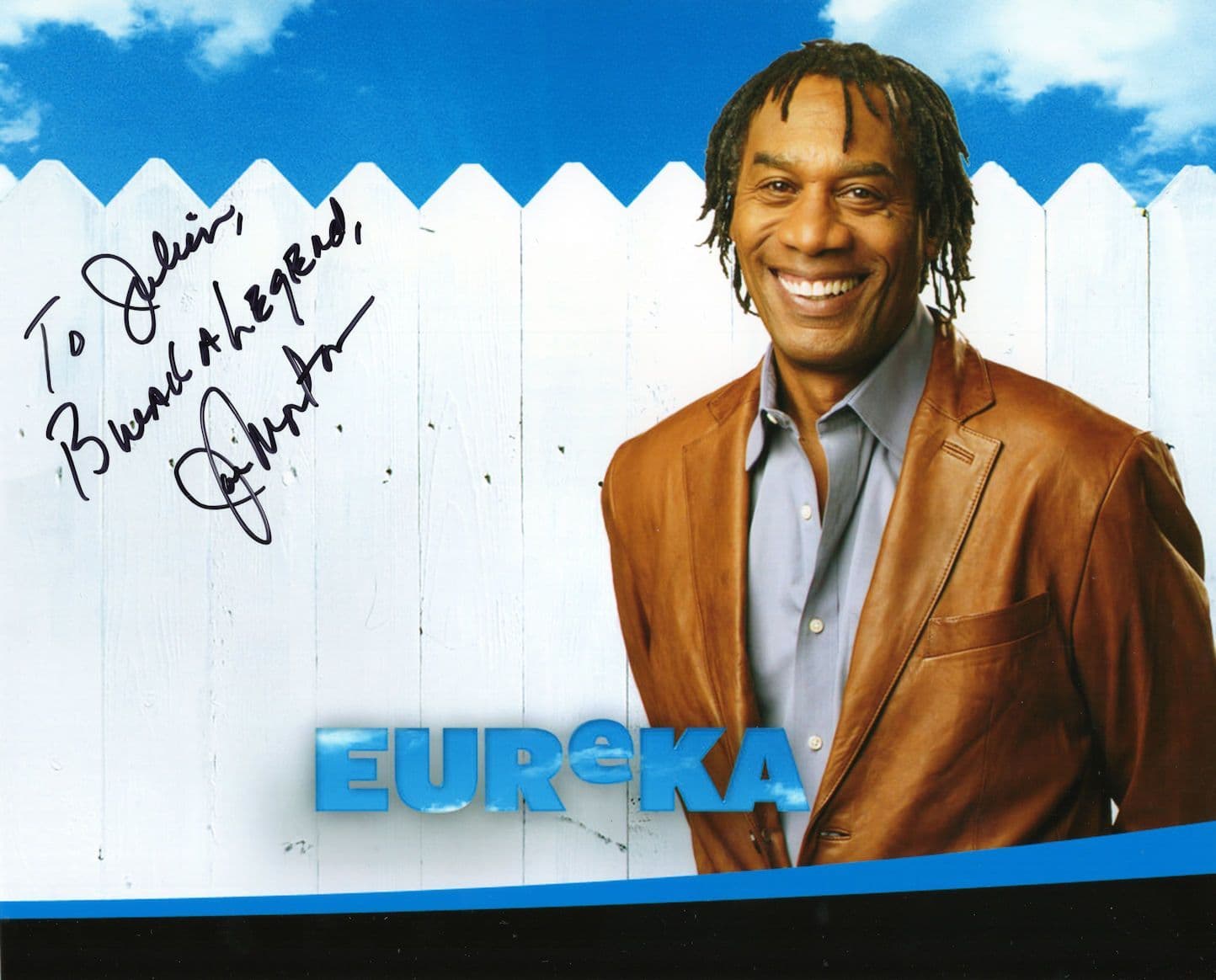 Joe Morton Eureka Large 10x8 In Person Hand Signed Photo