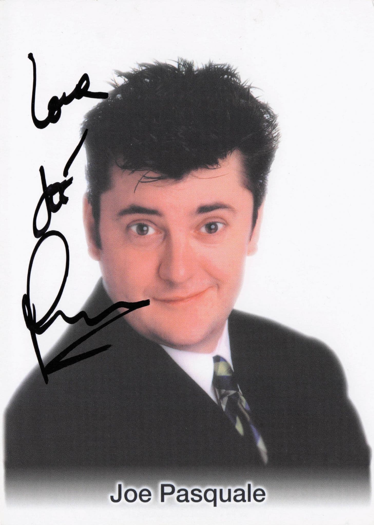 Joe Pasquale Comedian Hand Signed Undedicated Photo