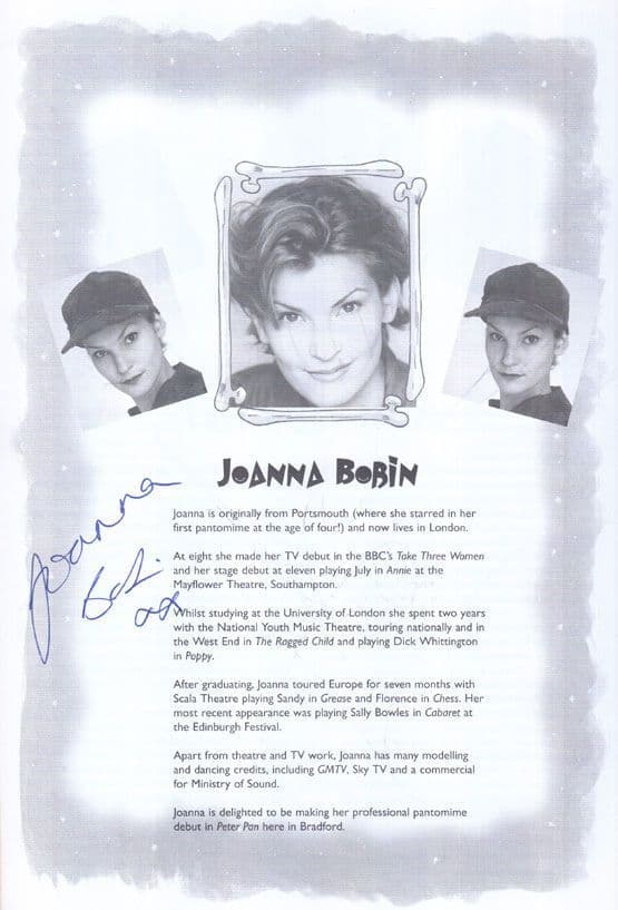 Joe Pasquale Joanna Bobin Leslie Grantham 15X Autograph Hand Signed Programme & COA