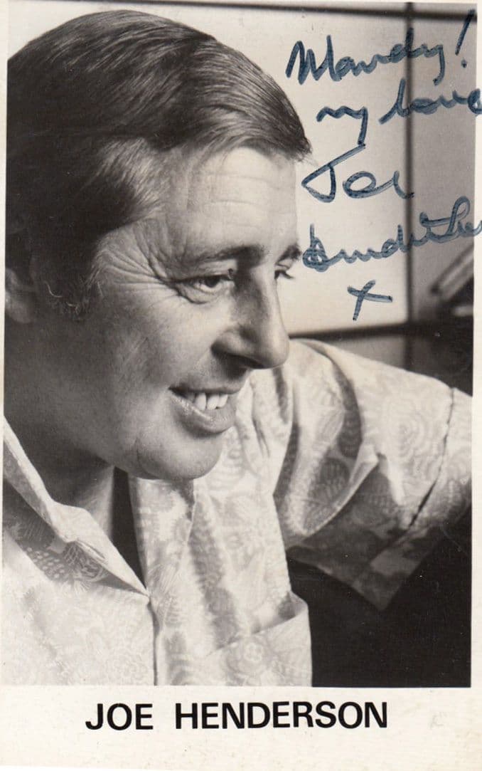 Joe Piano Henderson Hand Signed Photo