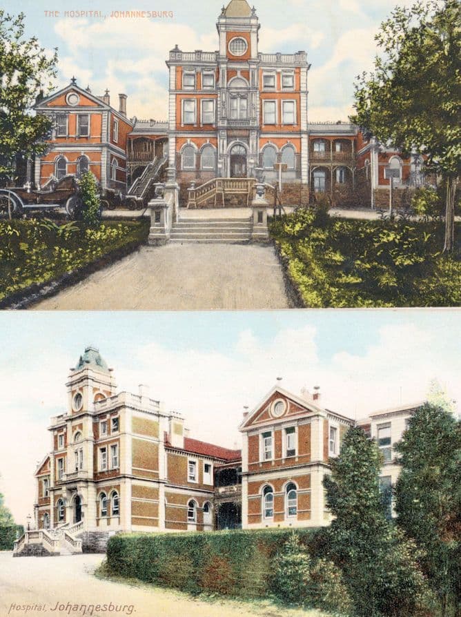 Johannesburg Hospital South Africa 2x Antique Postcard s