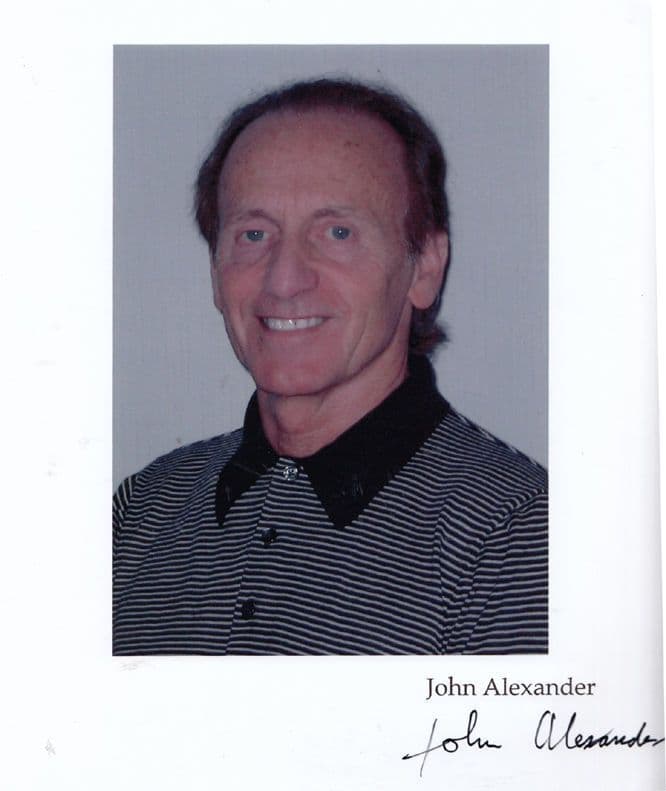 John Alexander Men In Black Giant Hand Signed Photo