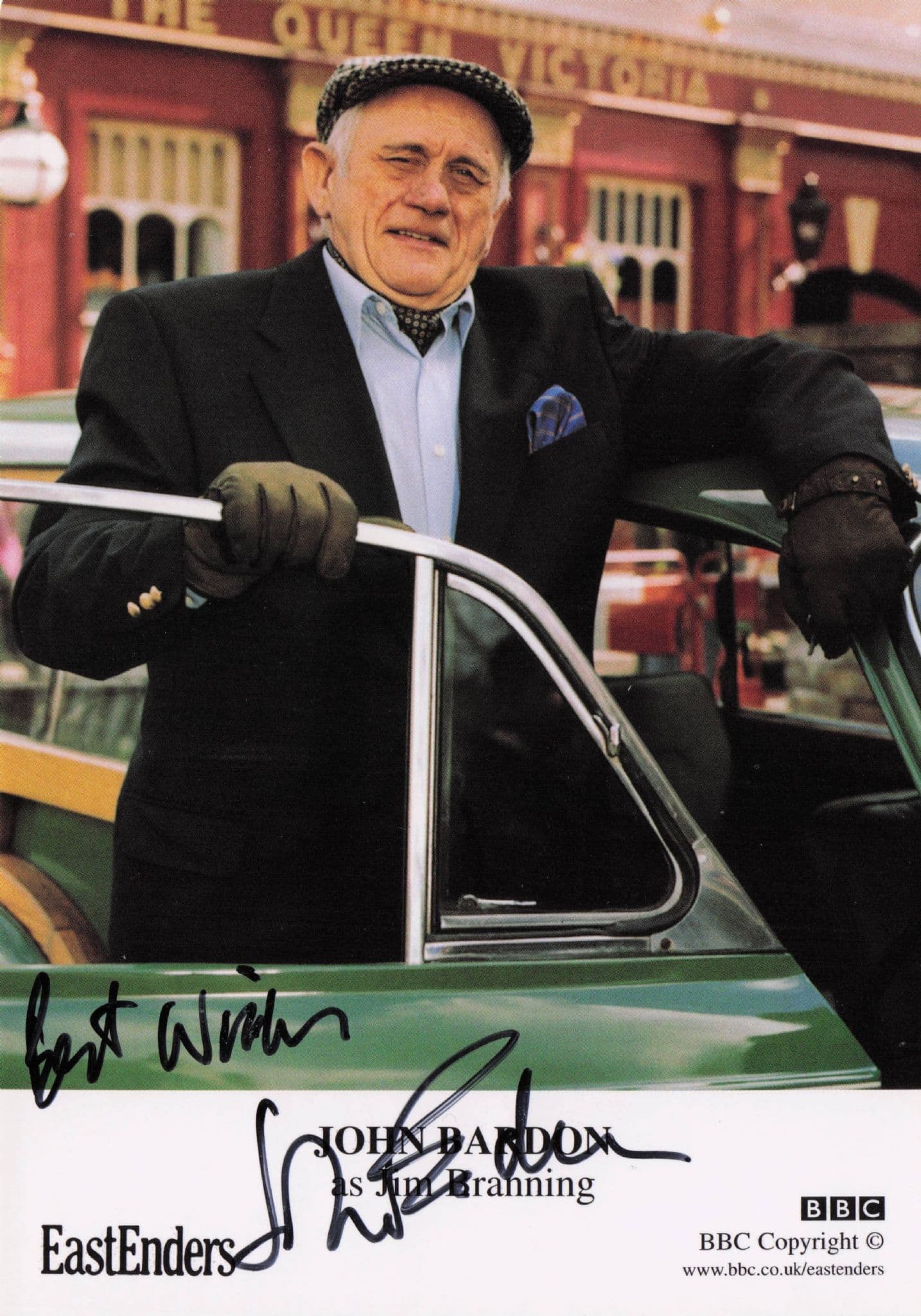 John Bardon as Jim Branning Eastenders Hand Signed Cast Photo