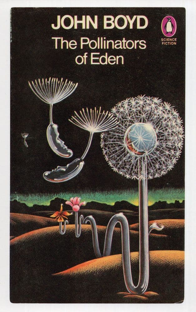 John Boyd The Pollinators Of Eden 1978 Science Fiction Book Postcard