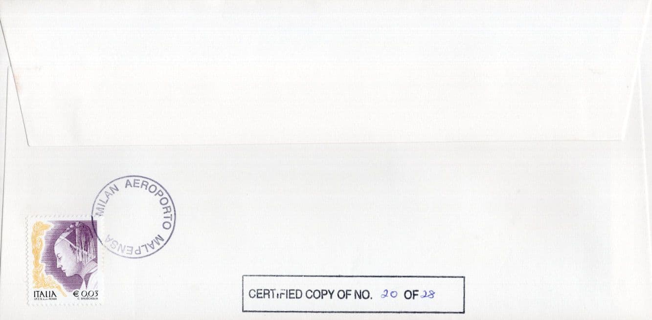 John Chorley Milan Concorde Pilot RAF Comet IV Argonaut Hand Signed FDC