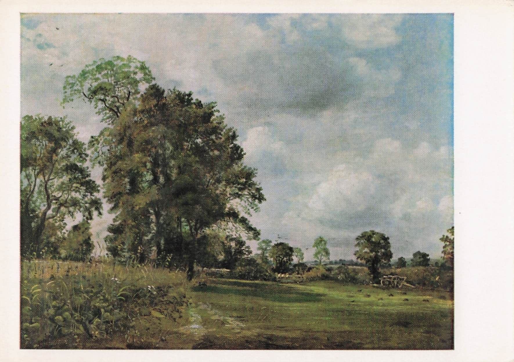 John Constable New Stoke By Nayland Tate Gallery Painting Postcard