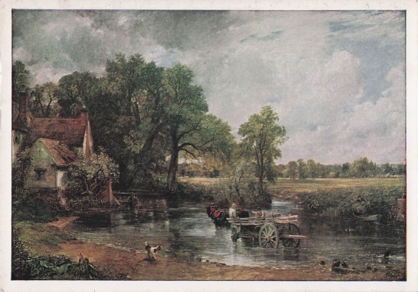 John Constable The Hay Wain Tate Gallery Painting Postcard