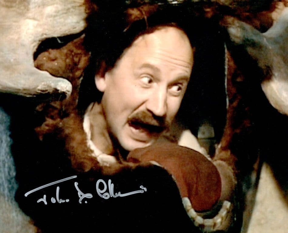 John D.Collins Allo Allo Actor TV Show Large Hand Signed Photo