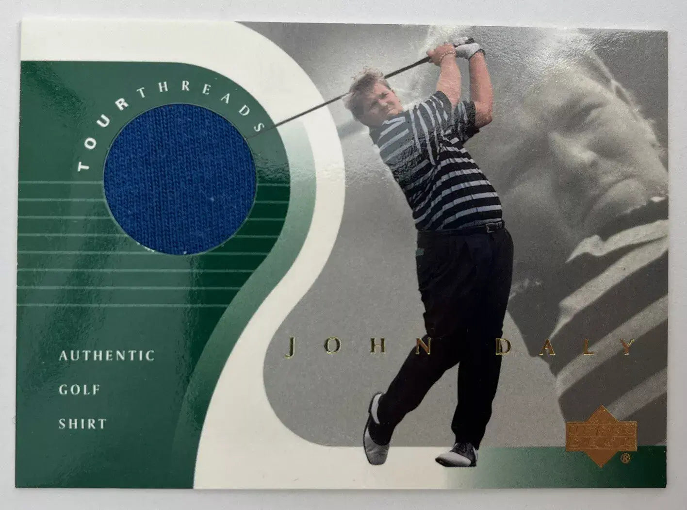 John Daly Original Shirt Golf Tour Rare Limited Threads Card