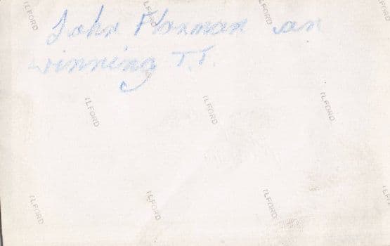 John Flaxman Winning TT Races Original Old Photo
