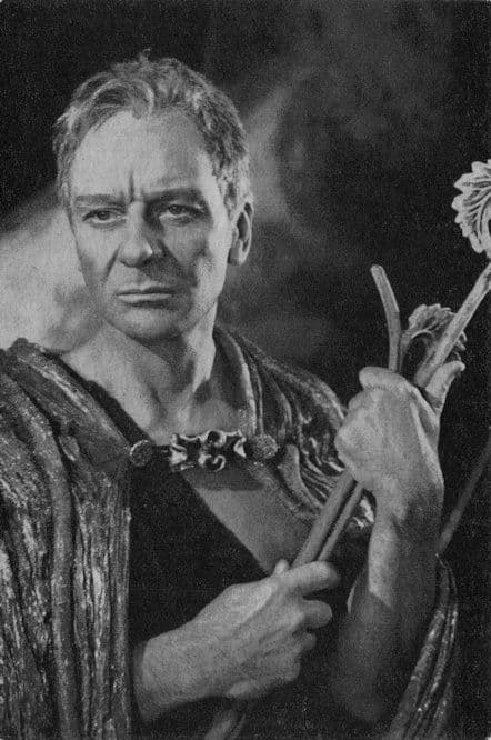 John Gielgud as Othello Shakespeare Old 1957 Play RPC Postcard