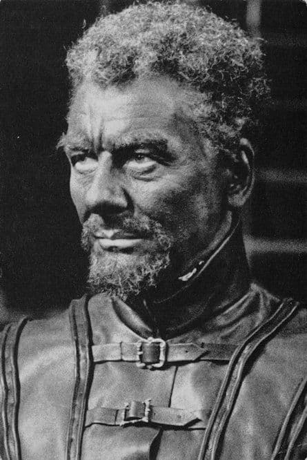 John Gielgud as Othello Shakespeare Old 1961 Play RPC Postcard