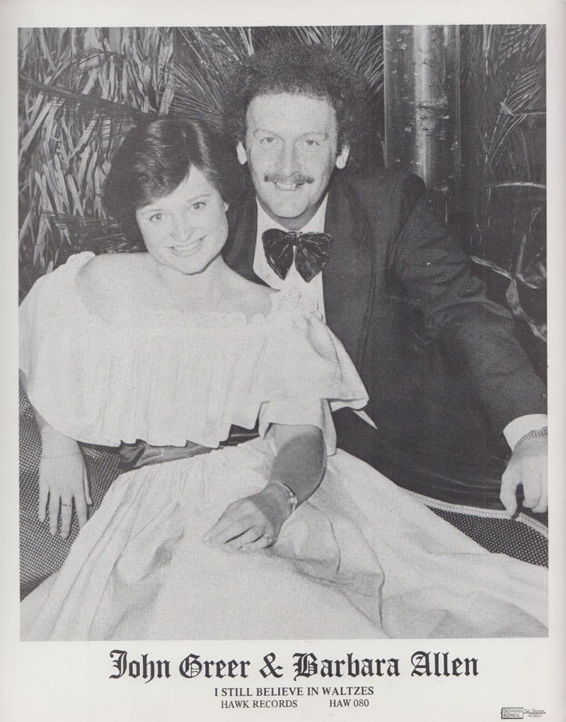John Greer Barbara Allen Early Career Media Publiclity Photo