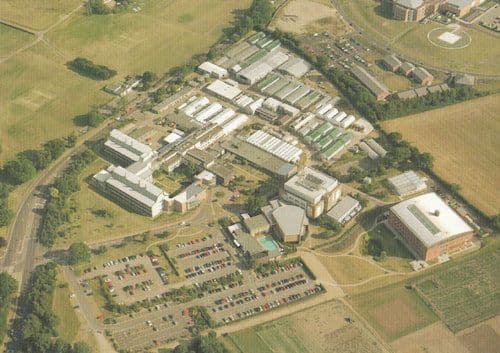 John Innes Centre Norwich Science Research Building Aerial Postcard