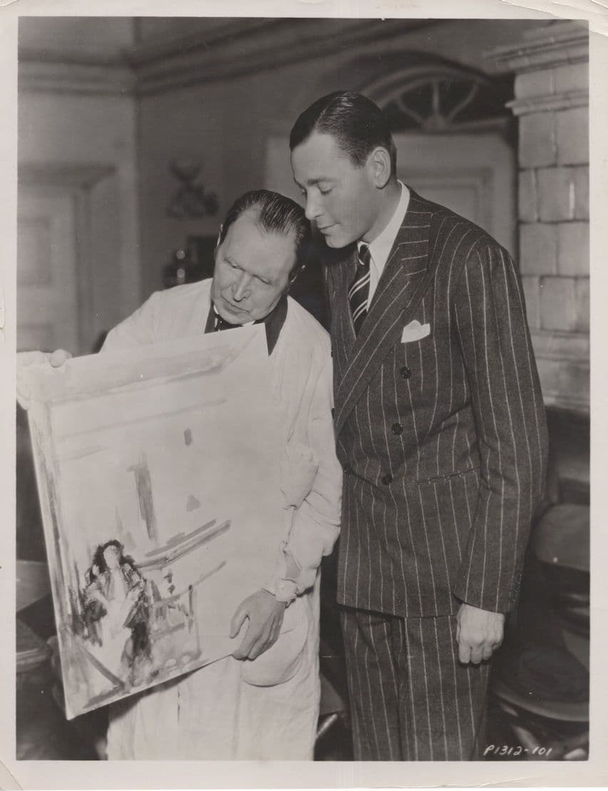John Lavery Irish Painter Herbert Marshall Hollywood 10x8 Old Press Photo
