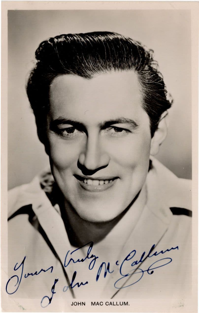 John McCallum Antique Hand Signed Photo