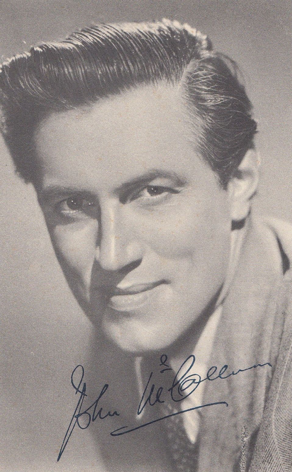 John McCallum Antique Signed Photo