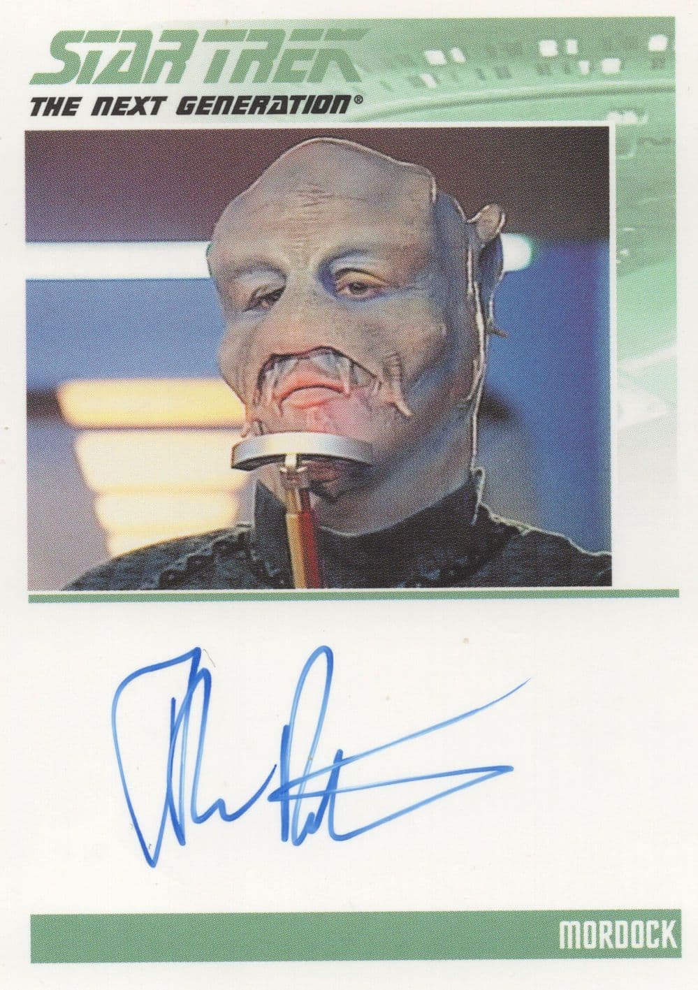 John Putch as Mordoch Star Trek Hand Signed Autograph Photo Card