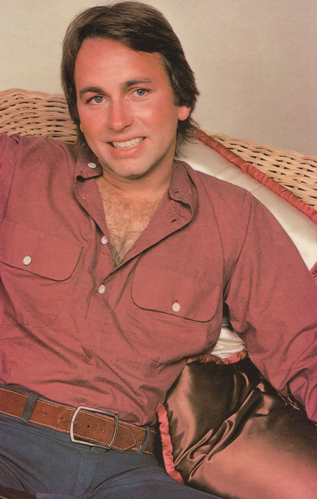 John Ritter Three's Company TV Show Actor 1980s Postcard