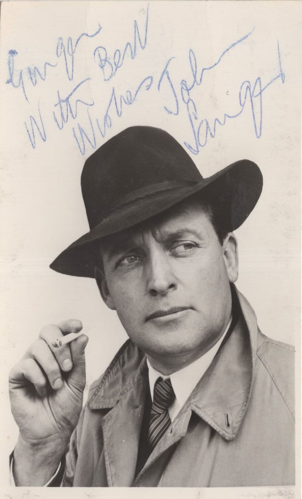 John Sanger of The Elephant Man Producer Film Hand Signed Photo