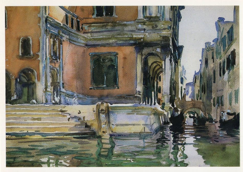 John Singer Sargent Scuola Di San Rocco Painting Postcard