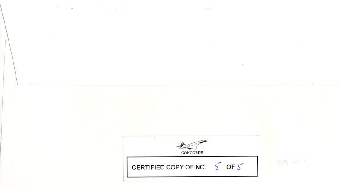 John Tye Ian Smith Concorde St Patricks Day New York Hand Signed FDC