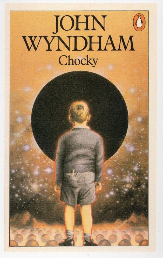 John Wyndham Chocky 1986 Child With ESP Book Postcard