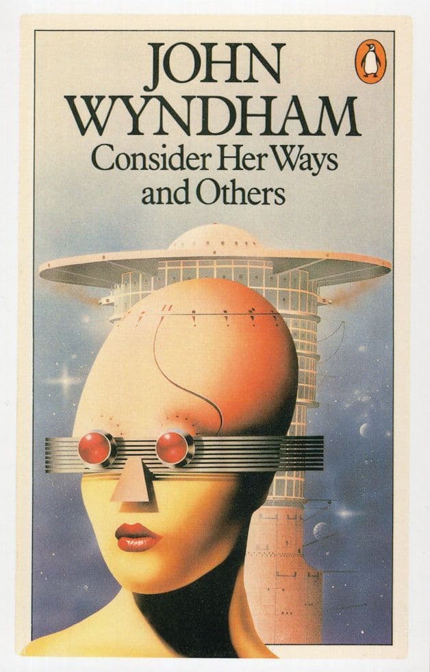 John Wyndham Consider Her Ways & Others 1979 Book Postcard