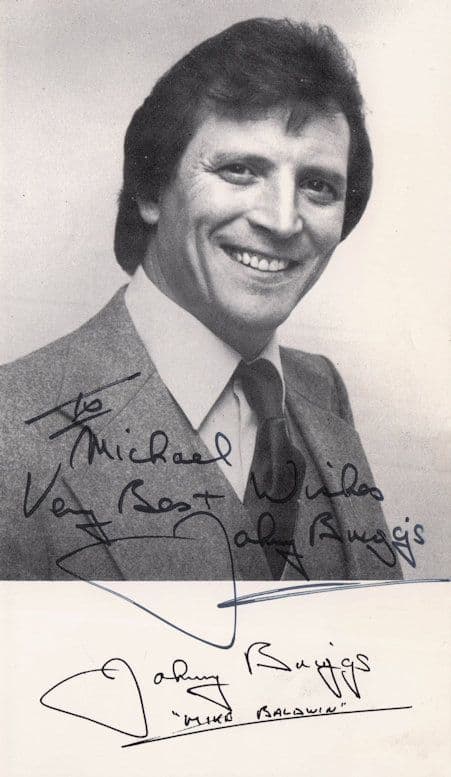 Johnny Briggs Coronation Street Vintage Hand Signed Cast Photo
