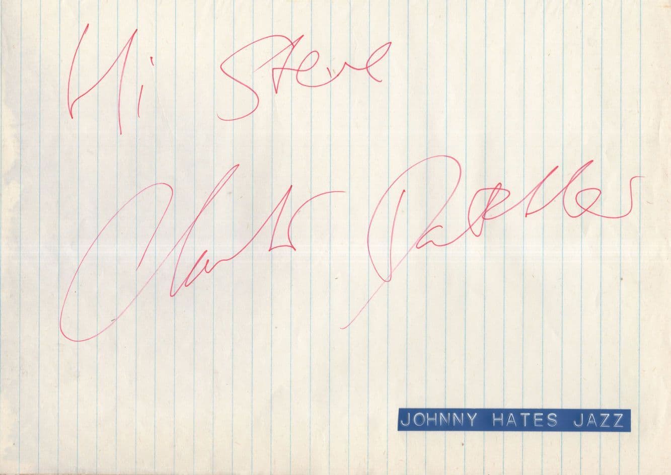 Johnny Hates Jazz Hand Signed Ephemera