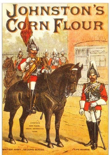 Johnstons Corn Flour Advertising Postcard