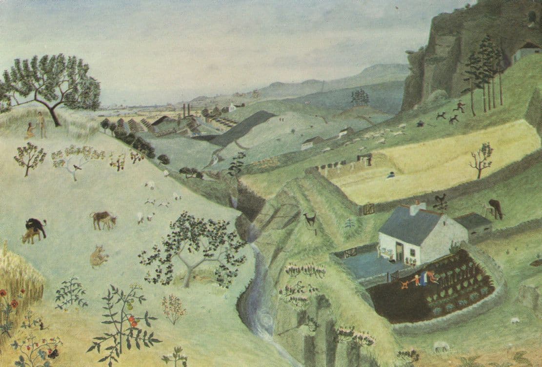 Jonathan Bowden Paradise Lost Hospital Painting Postcard