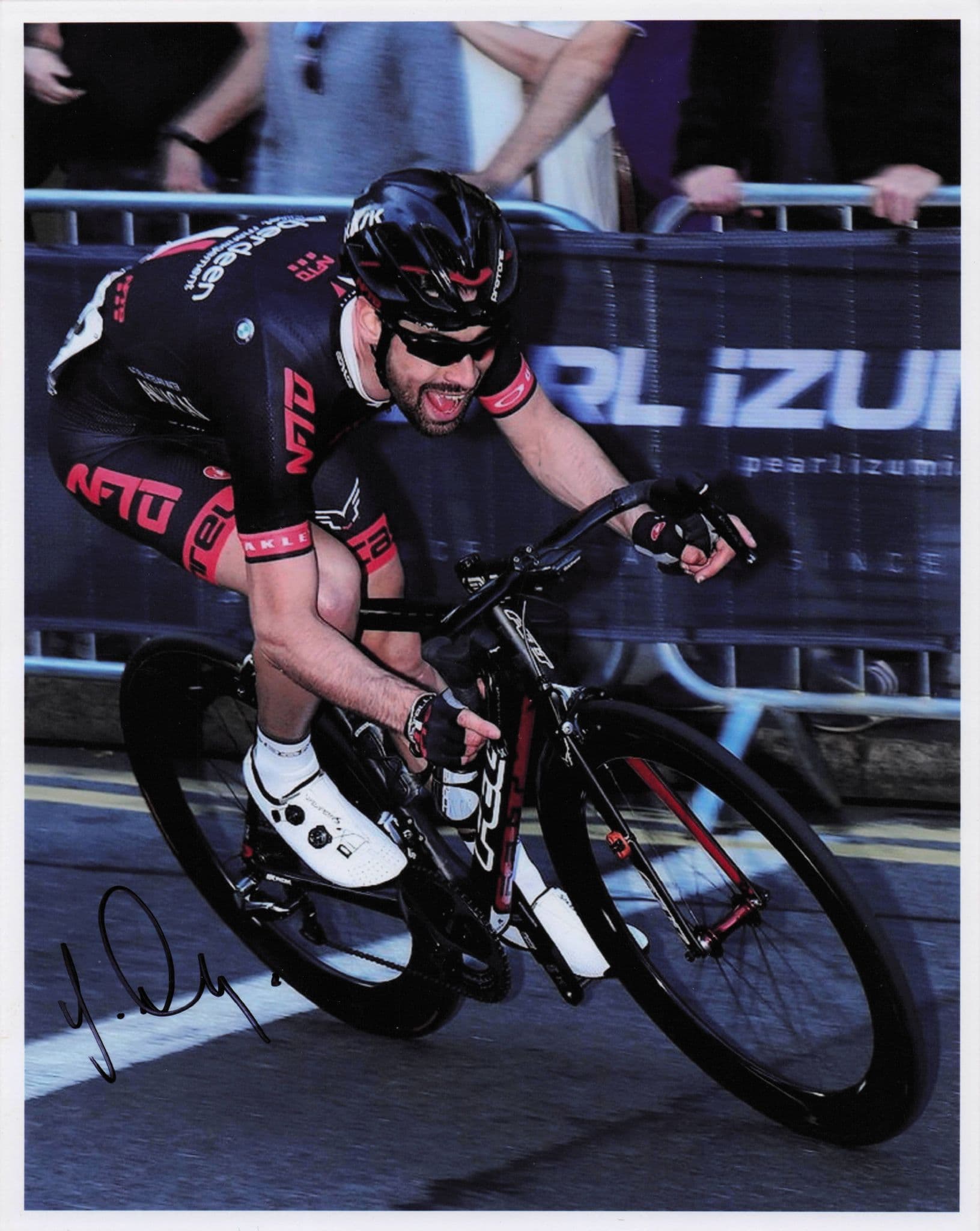 Jonathan McEvoy GB Liverpool Cyclist 10x8 Cycling Hand Signed Photo