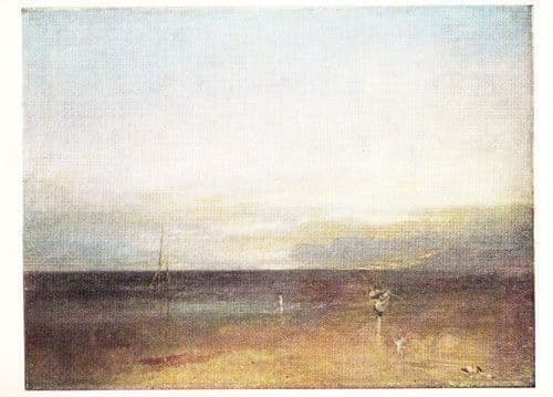 Joseph Turner Evening Star Unfinished Portrait London Gallery Painting Postcard