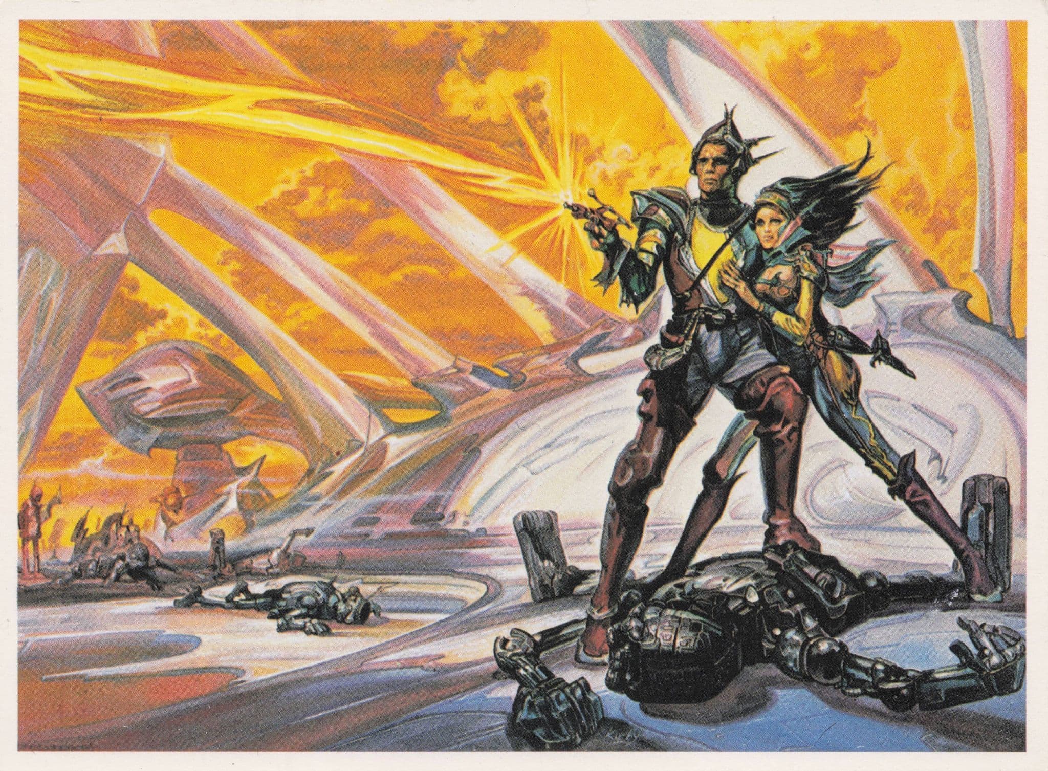 Josh Kirby Eloise Book Cover Sci Fi Fantasy Art Postcard