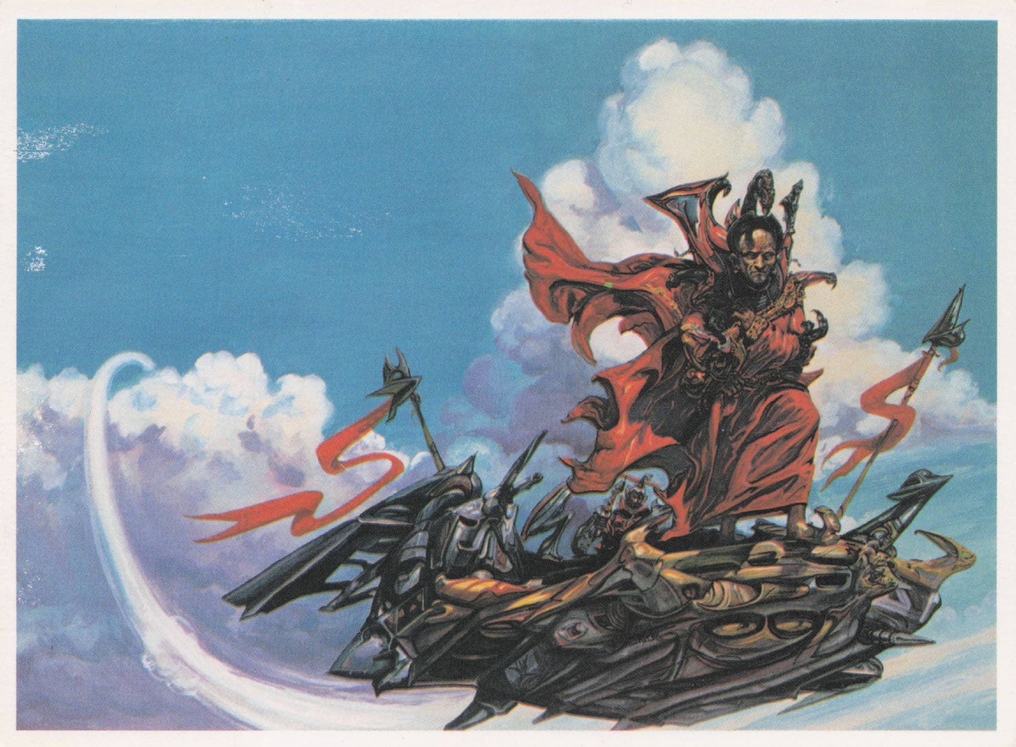 Josh Kirby Eye Of The Zodiac Book Cover Sci Fi Fantasy Art Postcard