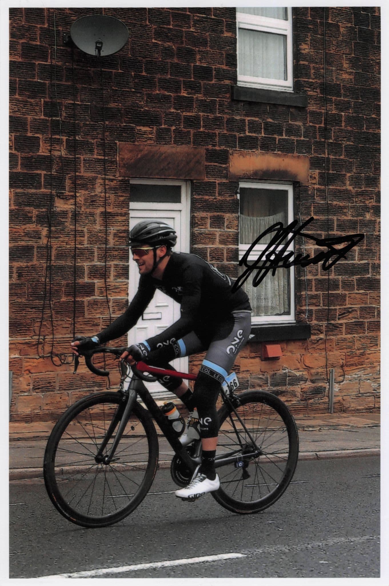 Joshua Hunt BG Cyclist Cycling 2015 Tour De Yorkshire 12x8 Hand Signed Photo