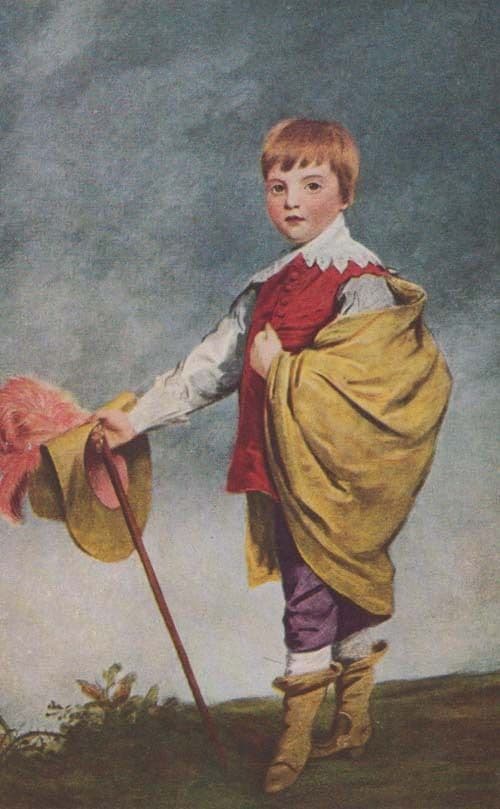 Joshua Reynolds Duke Of Gloucester Antique Painting Rare Oilette Postcard