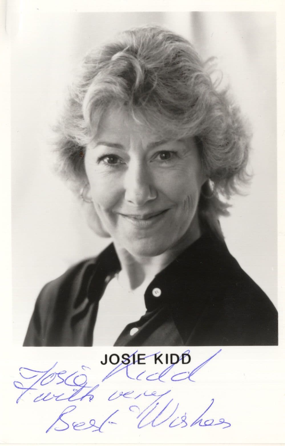 Josie Kidd Emergency Ward 10 The Newcomers Hand Signed Photo